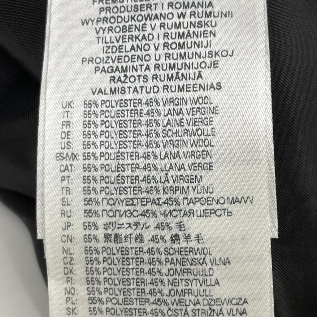 Diesel Gray J-ABBAS SINGLE-BREASTED Single Coat Coat 48 grayUsed