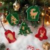 Quick Releases Silicone Holiday Mould Craft Set for Family Fun Christmas Decoration Projects