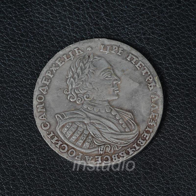 Russian Double Headed Eagle Crown, Creative Coin, European and American Palace Style, Fingertip Toy, Stress Relieving Gadgets, Antique Style