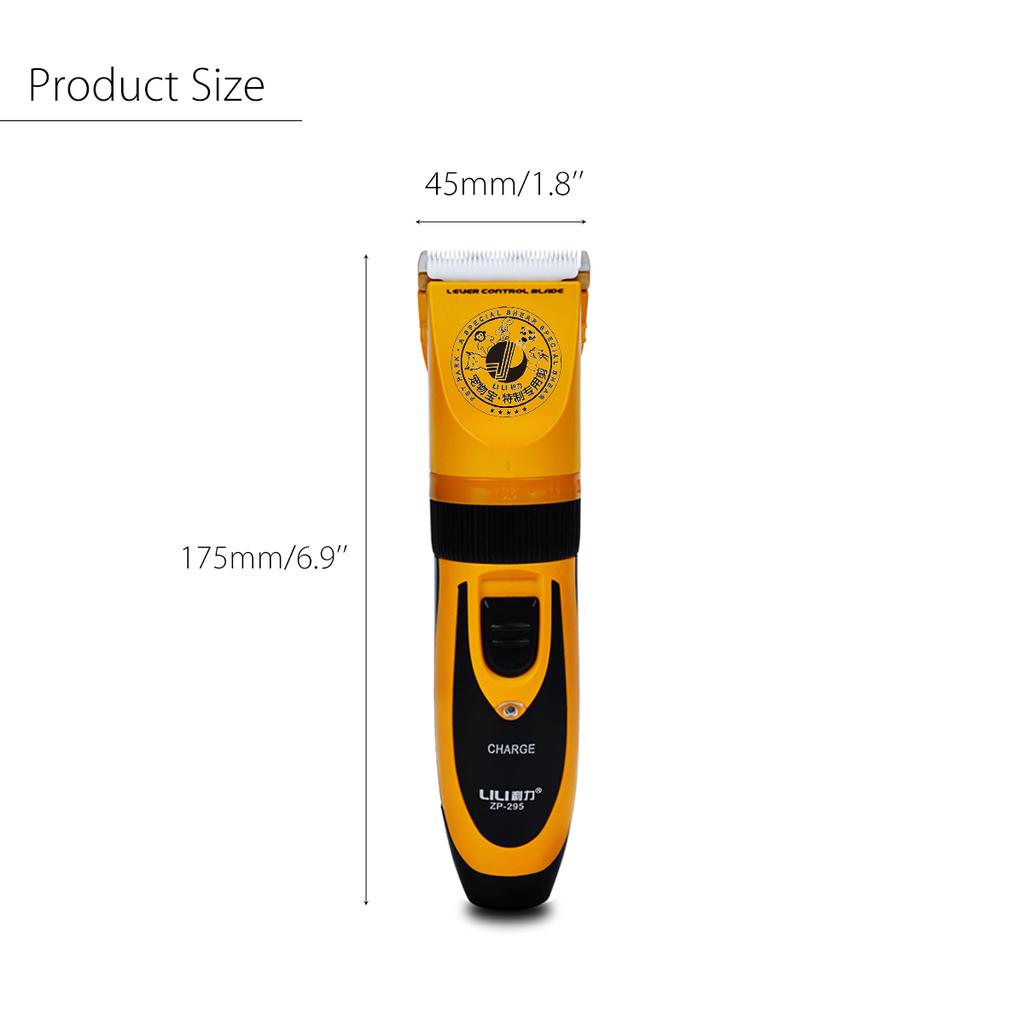 Pet Professional Electrical Pet Hair Trimmer Rechargeable Low-noise Clippers Grooming Shaver Cut Kit For Dog Cat Animals Haircut Machine
