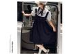 Girls' Dress - Summer College Style Casual Vacation Two-Piece Bubble Sleeve Skirt