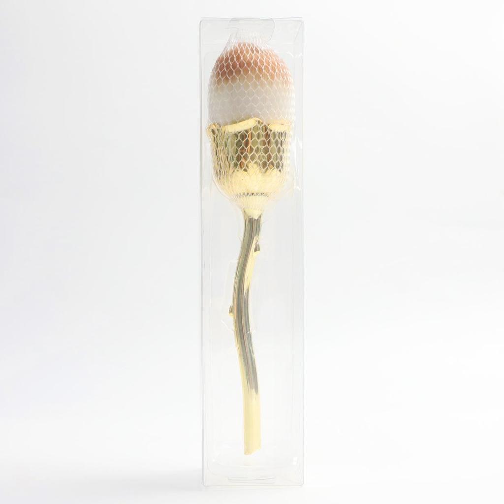 Compact Retractable Multi-Use Makeup Brush - Black