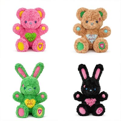 Hug Baby Bubblegum Series Bear Pillow Sofa Cushion Plush Toy Pink Rabbit Doll Doll Sleeping