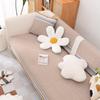 Japanese Cotton And Linen Woven Sofa Cushion Universal Fabric Non-Slip Seat Cushion Summer Simple Seat Cushion Sofa Cover Towel