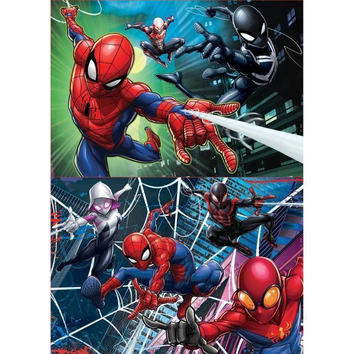 Jouet Puzzle - Borrás-2x100 Spiderman 18101 Varié