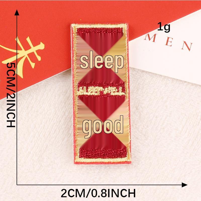 National Style Embroidery Label: Text Badge, Cloth Patch, and Handbook Accessories