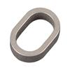 Titanium-alloy Key Rings Heavy Duty Keychain Clip Rings One-piece Spring Clip Side Pushing Keyring Closed Key Rings