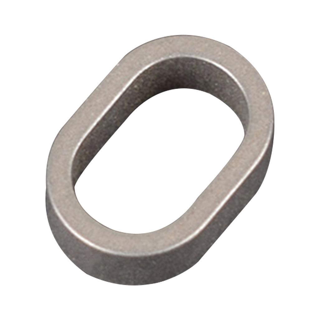 Titanium-alloy Key Rings Heavy Duty Keychain Clip Rings One-piece Spring Clip Side Pushing Keyring Closed Key Rings