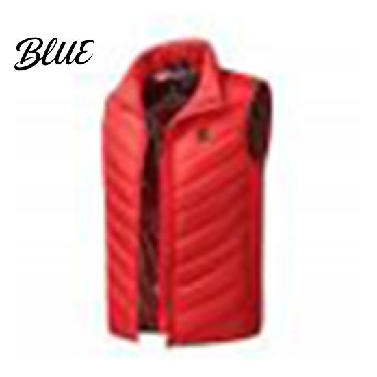 Men Winter USB Vest Thermal Constant Temperature Safe Intelligent Waistcoat