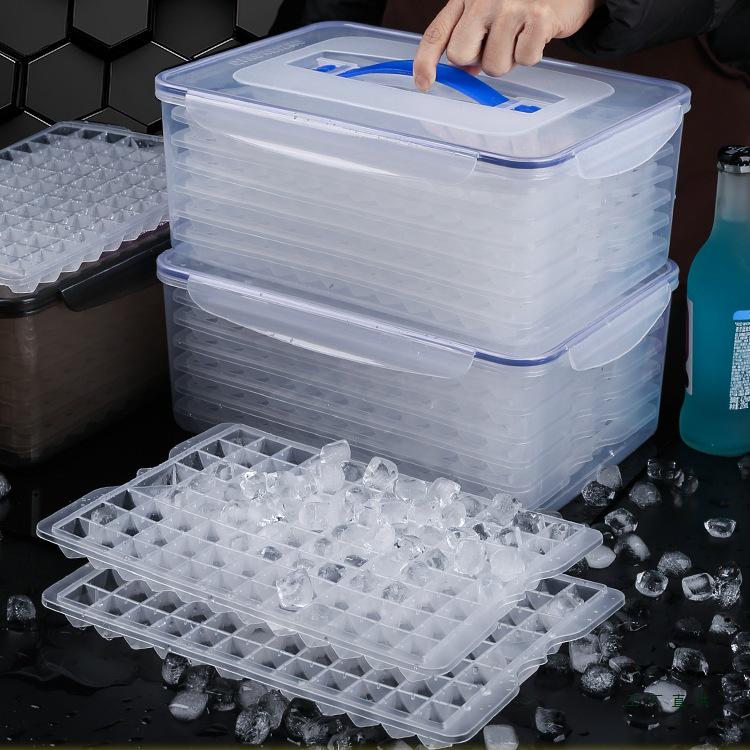 Large Capacity Food Grade Ice Cube Molds for Household & Commercial Use
