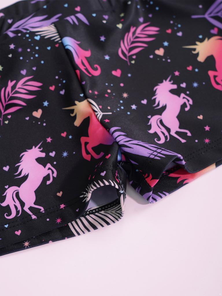 Badehose für Kinder, Mädchen, elastischer Bund, Shorts für Strand, Pool, Schwimmen