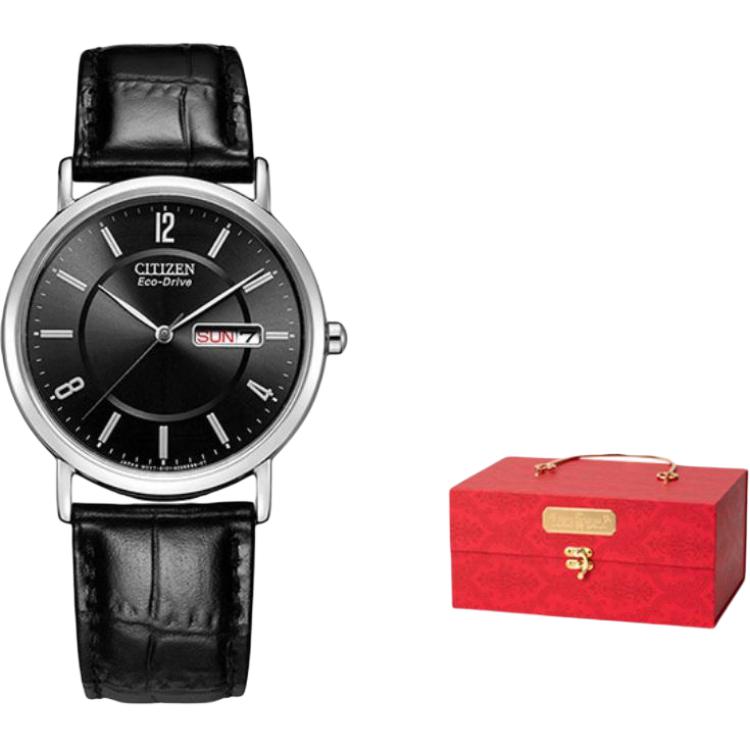 CITIZEN Ecology Drive Collection Light Powered Quartz Movement Cow Leather Strap Watch Men's Watches BM8240-03E