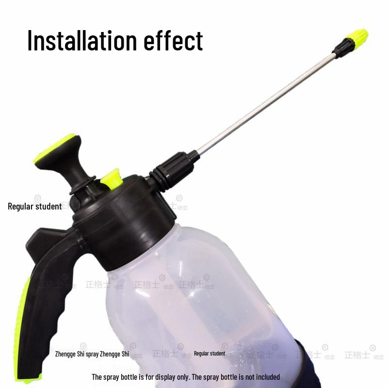 Green Long Nozzle Watering Can with Extended Sprayer for Gardening