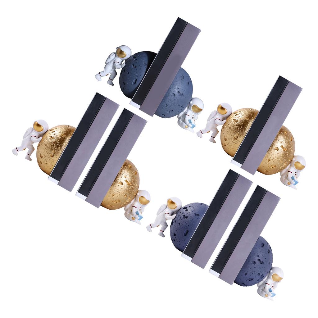 Bookends Cartoon Cute Style Rounded Edges Resin Material Decorative Practical Office Book Support Fo