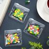 Jewelry Storage Bag Pill Pouch Bags Zippered Pill Pouch Reusable Clear Pill Bags Self Sealing Travel Medicine Organizer Storage