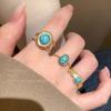 Anti-greenstone Open-ring for Women, A Personalized Ring for The Index Finger, A Light Luxury and Niche Style, Suitable for Multiple Finger Wearings.
