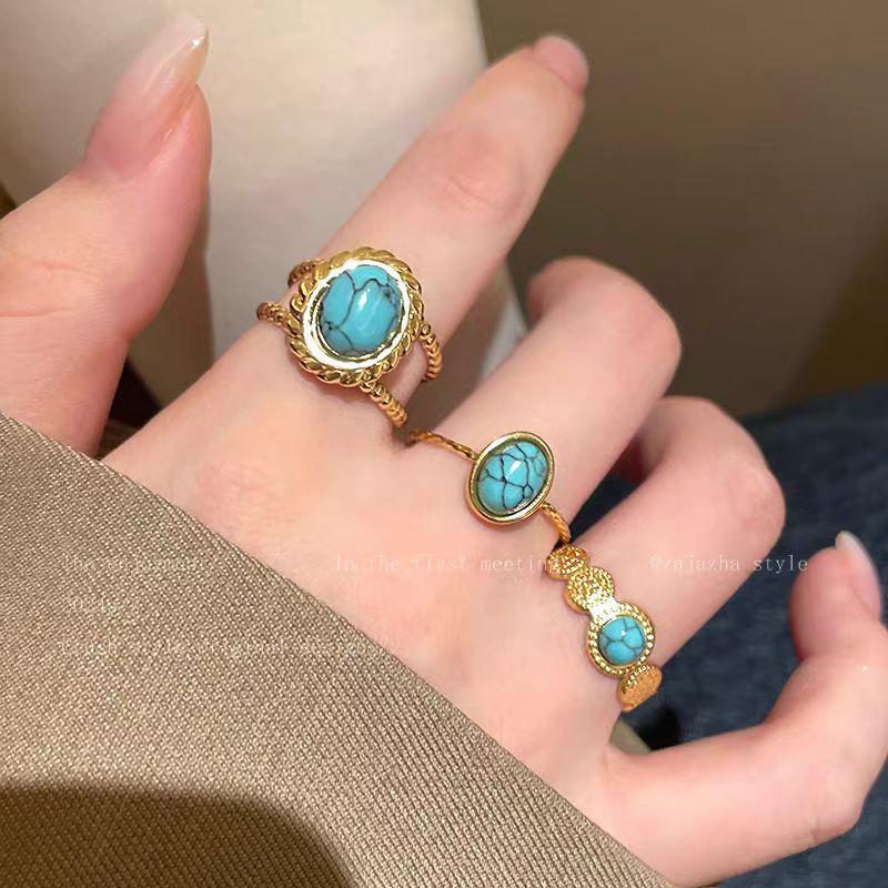 Anti-greenstone Open-ring for Women, A Personalized Ring for The Index Finger, A Light Luxury and Niche Style, Suitable for Multiple Finger Wearings.
