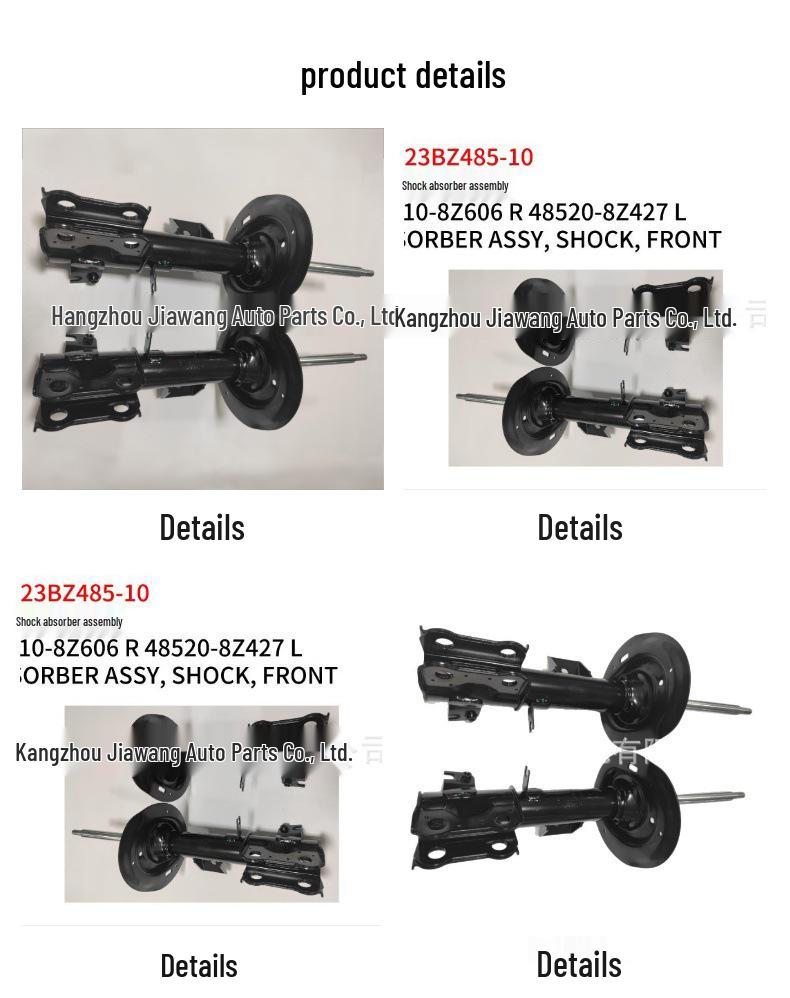 Entwickelt für den Toyota BZ3 (Modelljahr 2023).: Vordere Stoßdämpfer 48510-8Z606 (Recht) & 48520-8Z427 (Links)