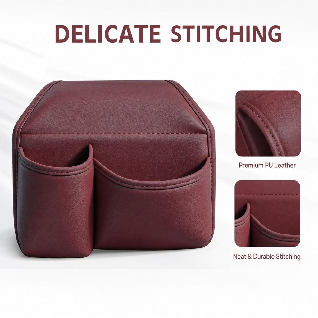 Car Door Storage Box with Cup Holder and Phone Pocket, Multifunctional Vehicle for Beverages and Small Accessories