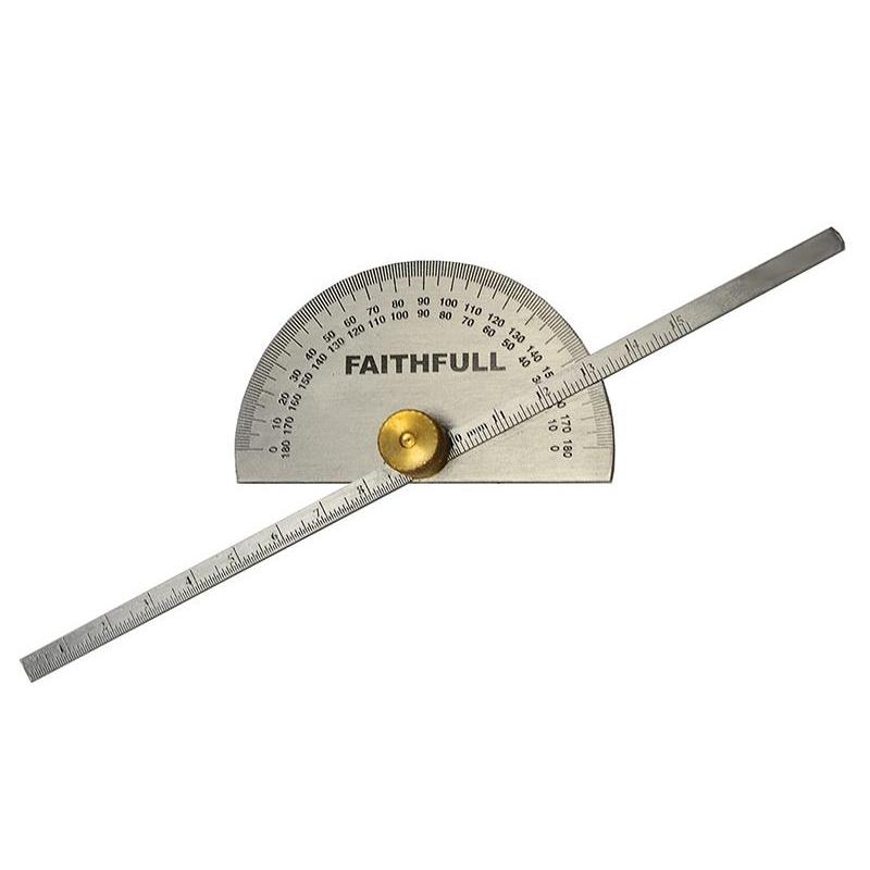 Faithfull Depth Gauge With Protractor 150mm (6in)