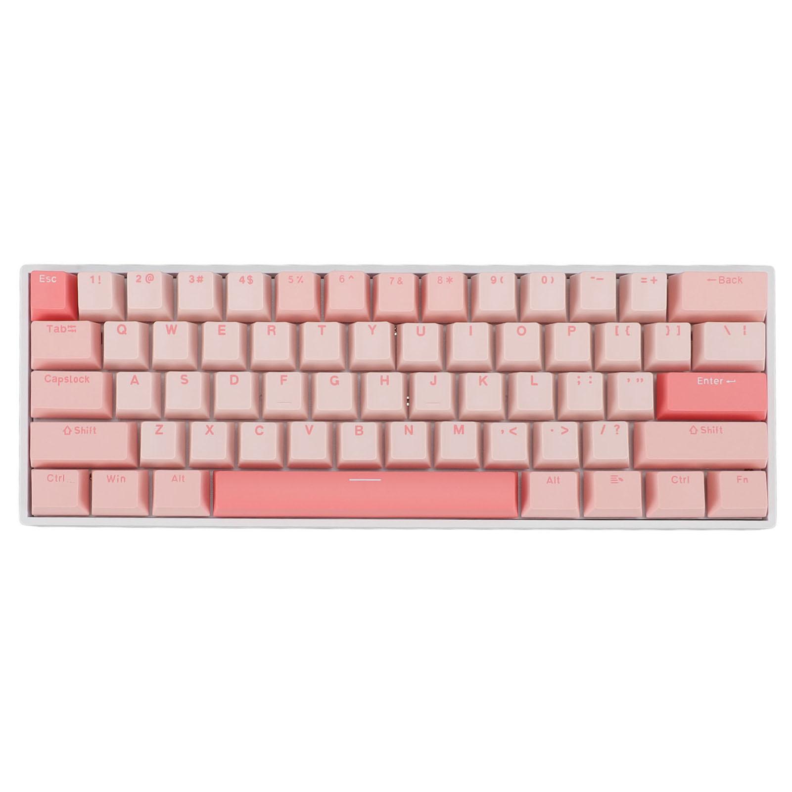 

Проводная механическая клавиатура 61 клавиша Красный переключатель RGB Несколько световых эффектов USB C игровая клавиатура