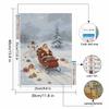 Christmas Diamond Painting Kit Santa Claus Sleigh Snowman Gifts Handmade Home Entertainment Decorative Painting