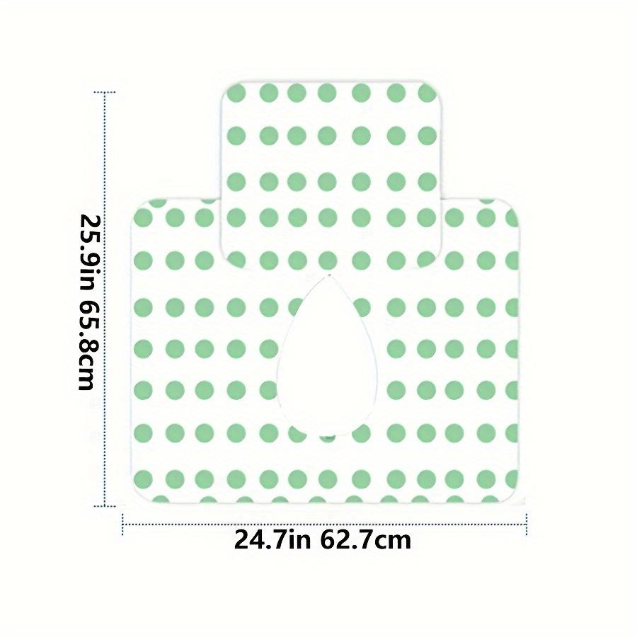 5/10/20pcs Disposable Toilet Seat Covers Green Polka Dot Design Travel Hygienic for Home Public Restrooms Portable Toilet JXB