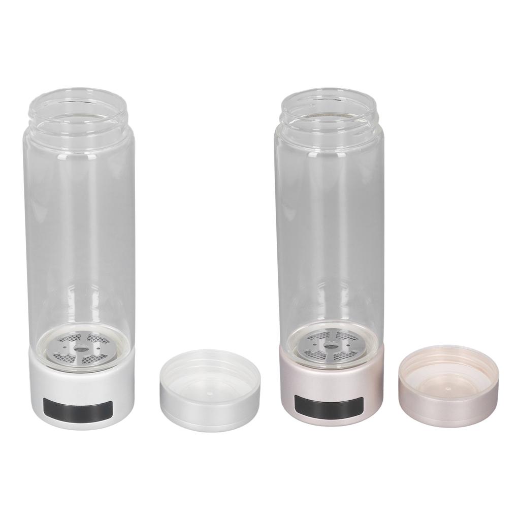 Bottiglia d'acqua a Idrogeno Portatile 360 ml, Generatore di Acqua Idrogenata Ionizzatore, Bottiglia per Alcalina Ionizzatore per Acqua Ricca, Hydrogen Water Bottle per Ufficio, Viaggi e Lavoro