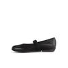 VAINER Black Women S Comfort Mary Jane Flat A368e