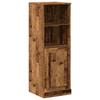 VidaXL Buffet haut vieux bois 36x35,5x103,5 cm bois d'ingénierie, armoire, armoire de rangement, buffet haut, armoire 857149