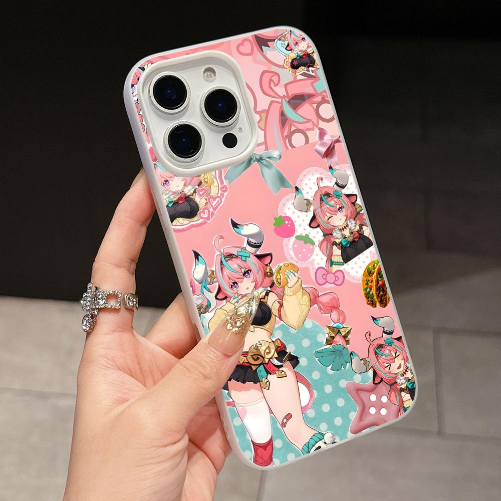 

Game GI Varesa Jelly Double layer White Mobile Phone Case for iPhone 17 16 15 14 13 12 11 Air Pro Max Plus Protective iPhone 11 Pro