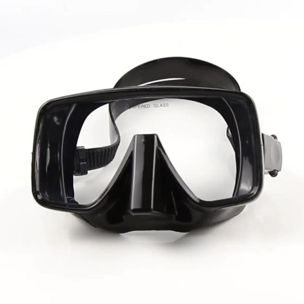 Adult Scuba Diving Mask Tempered Glass High Defination Swimming Goggles with Nose Cover Snorkel Gear Freediving Swim