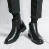 Herren Echtleder Business Verhandlung Dating Freizeitschuhe Formelle Partyschuhe High Top Bequem Vielseitig Lederschuhe