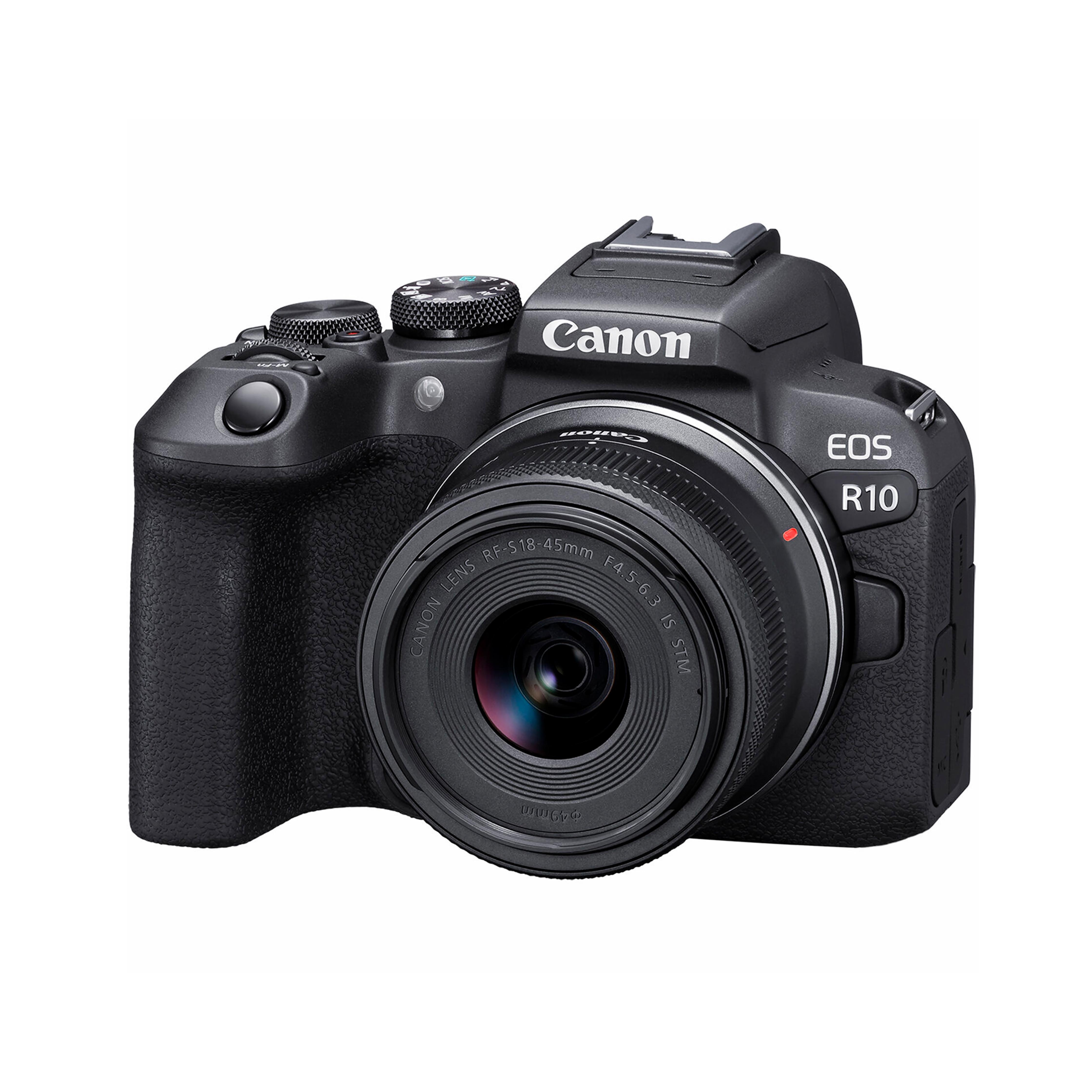 

Canon EOS R10 Mirrorless camera + RF-S 18-45mm f/4.5-6.3 IS STM Zoom Lens чорний