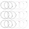 18Pcs Electric Guitar Strings Nickel Alloy Ball End Wound Regular Light for Guitarist