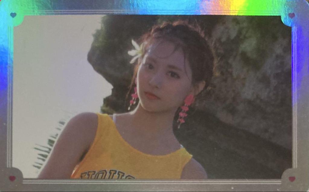 [USED] TWICE TV TWICETV Tzuyu Trading Card Summer Nights