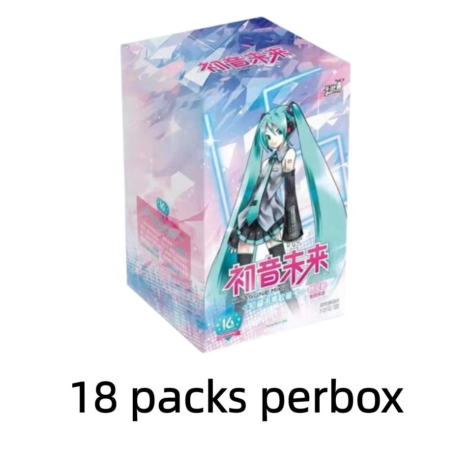 Genuine Hatsune Miku Series Charm Volume II Card Animation Characters Peripheral Children's Birthday Collection Gift Toys