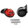 12V Air Horn Dual Tone Electric Snail Horn 120dB Snail Sound Horn Waterproof Car Warning Loudspeaker Motorcycle Car Accessories