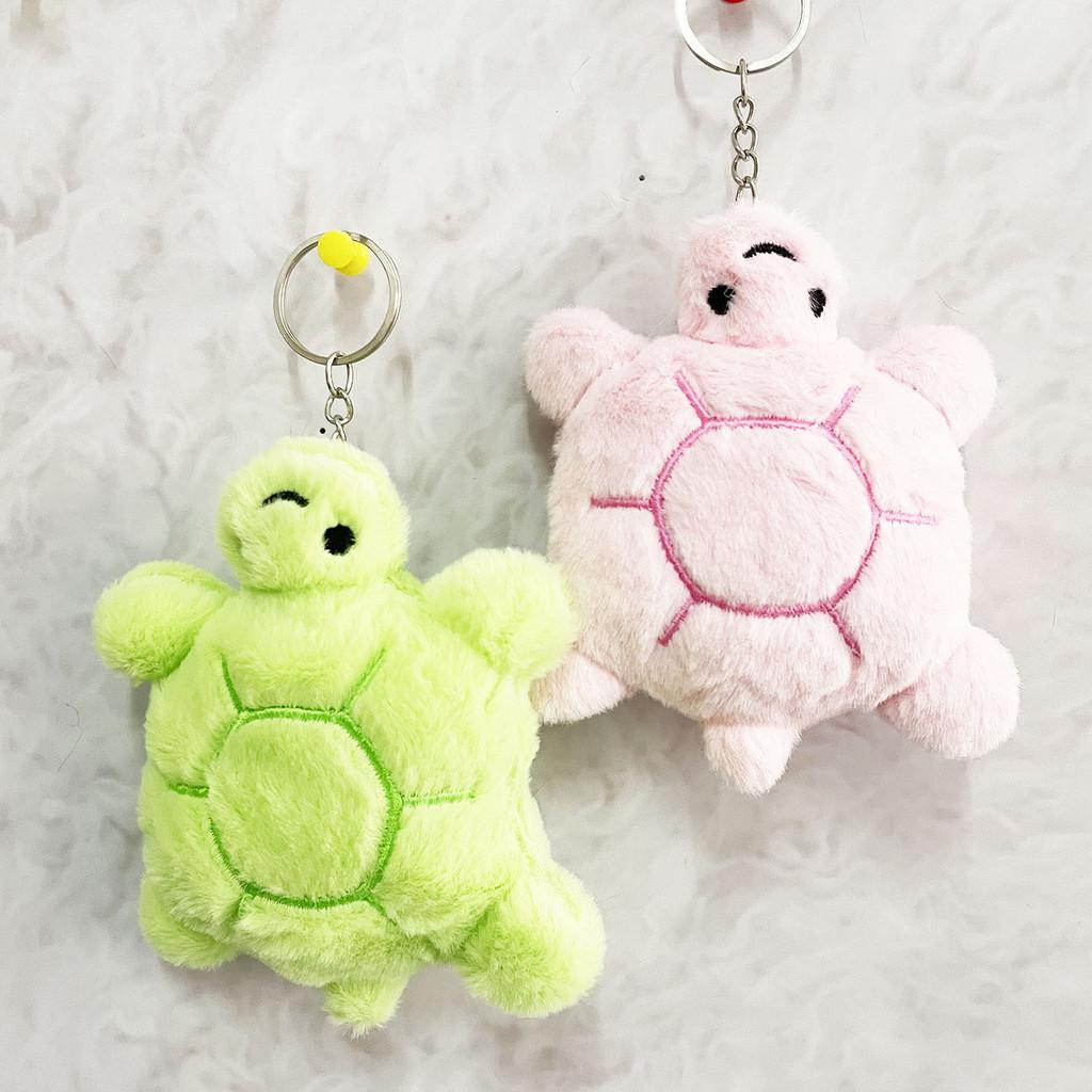 Plush Turtle Keychain Cute Animal Decor For Kids Gift And Collectors