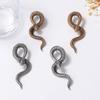Personality trend creative design sense exaggerated alloy animal snake earrings cold wind female stud earrings