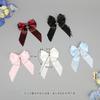 Original Mass Production Handmade Hair Accessories Lolita Cross Lace Bow Pair Headgear