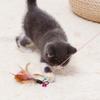 Automatic Cat Teaser: Suction Cup Feather Wand for Self-Play and Boredom Relief