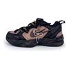 Nike Air Monarch 4 Slip Resistant, Abrasion Resistant, Lightweight Low Top Chunky Sneakers Unisex Black Brown 415445-001(Team502-)