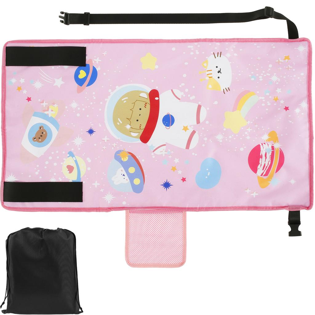 Kids Airplane Footrest Portable Kids Airplane Seat Extender Colorful Airplane Foot Hammock Breathable Toddler Airplane Bed