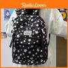 Rabbit Cute Star Bone Printed Student Backpack With Strap Decoration School For