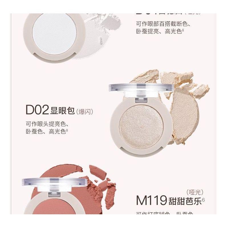 UNNY CLUB - Matte / Pearlescent Single Eyeshadow - 4 Colors