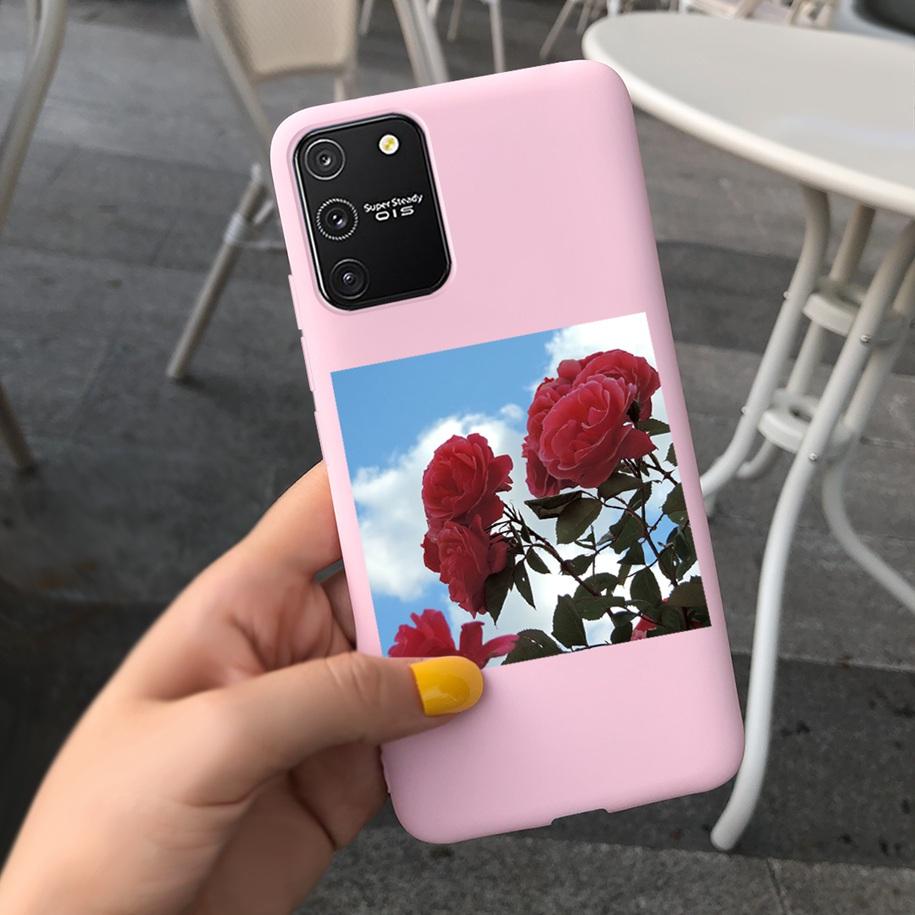 For Samsung Galaxy S10 Lite 2020 Case Colorful Flower Silicon Soft Back Cover For Samsung S10 Lite 2020 S5 S10lite SM-G770F Etui