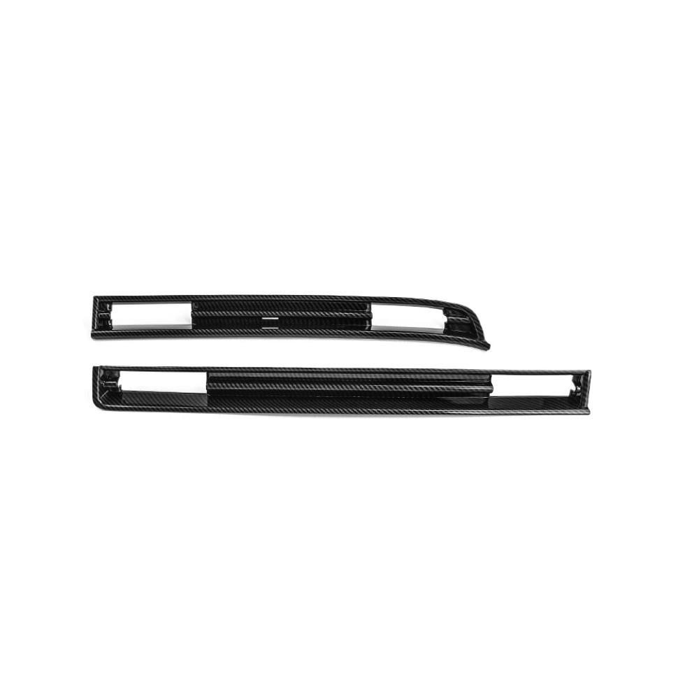 Carbon Fiber Dashboard Middle Air Conditioner Vent Cover Trim For Hyundai Staria 2021-2026 Accessories