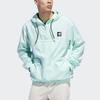 Adidas Originals Trefoil Casual Sport Half-Zip Kapuzenjacke Herren Oberteile Mintgrün DV0594