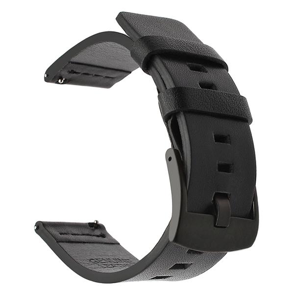 NEW 20/22mm Watch band Quick release Leather Strap for Samsung Galaxy Watch 3 Active2 40 44mm huawei watch gt2 WatchBand 18 24mm